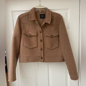 Rails wool blend cropped jacket women’s size M